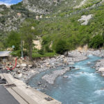 route dégradée dans la vallée de Roya