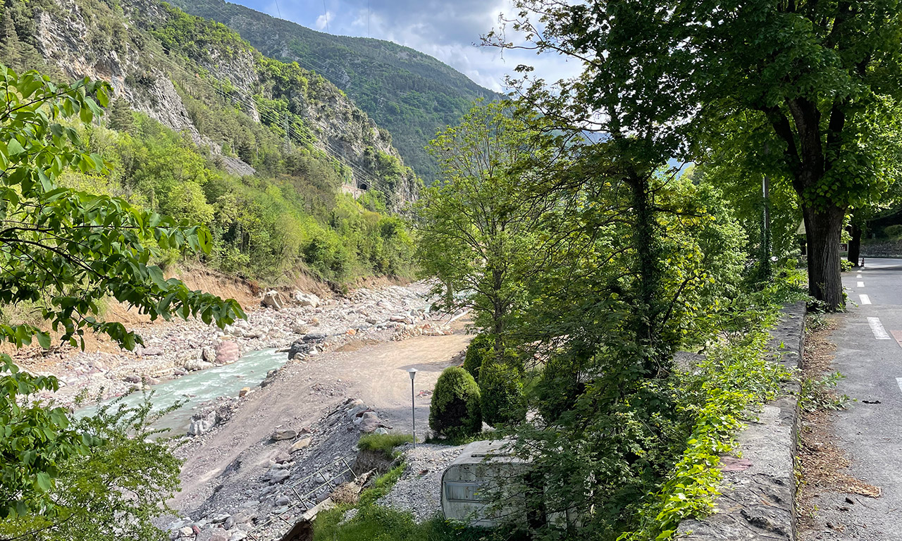 Camping totalement effacé