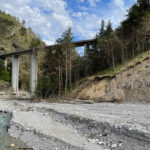 Pont à tenu à la Tempête Alex