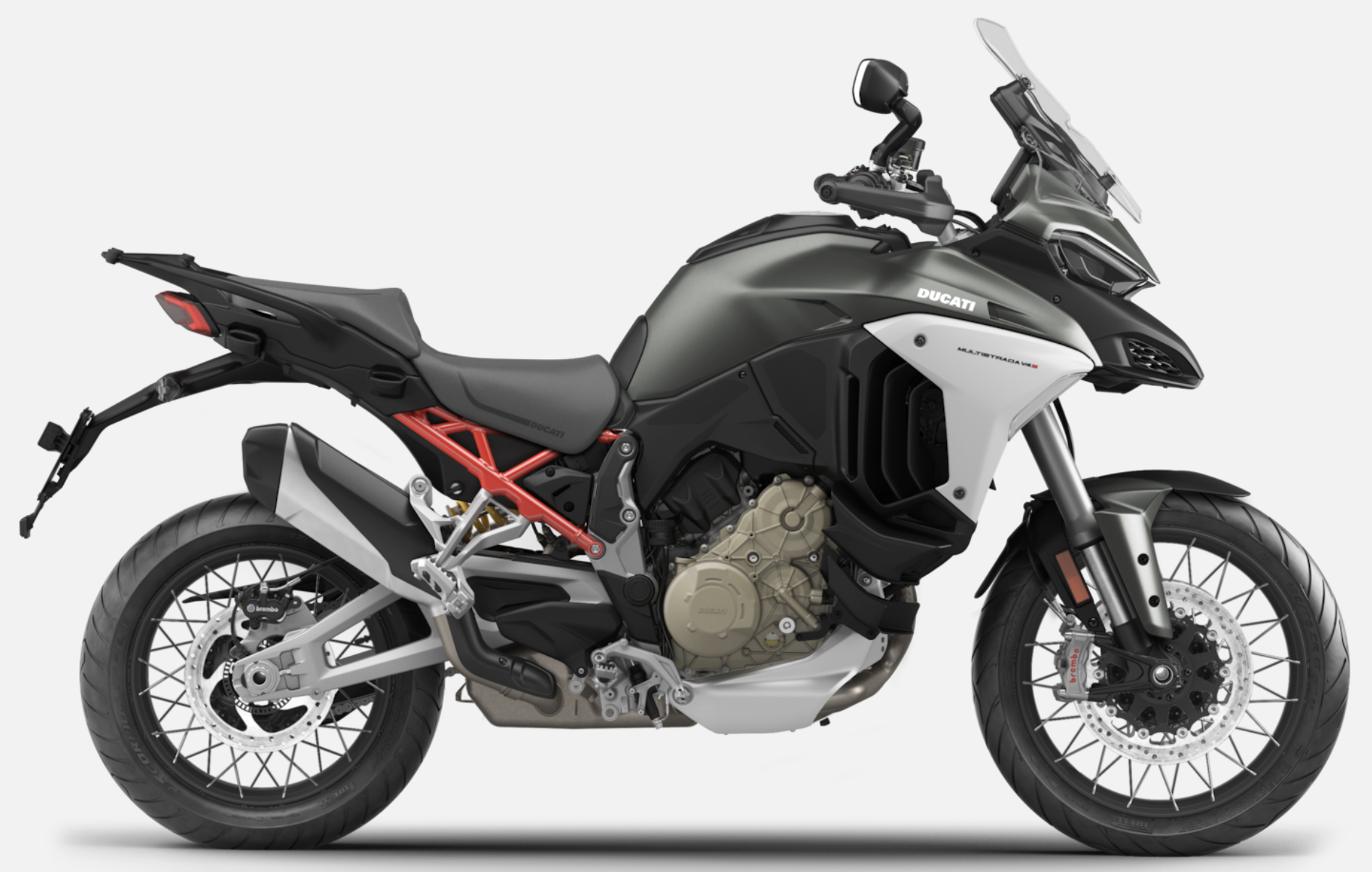 Multistrada V4S noire à rayon