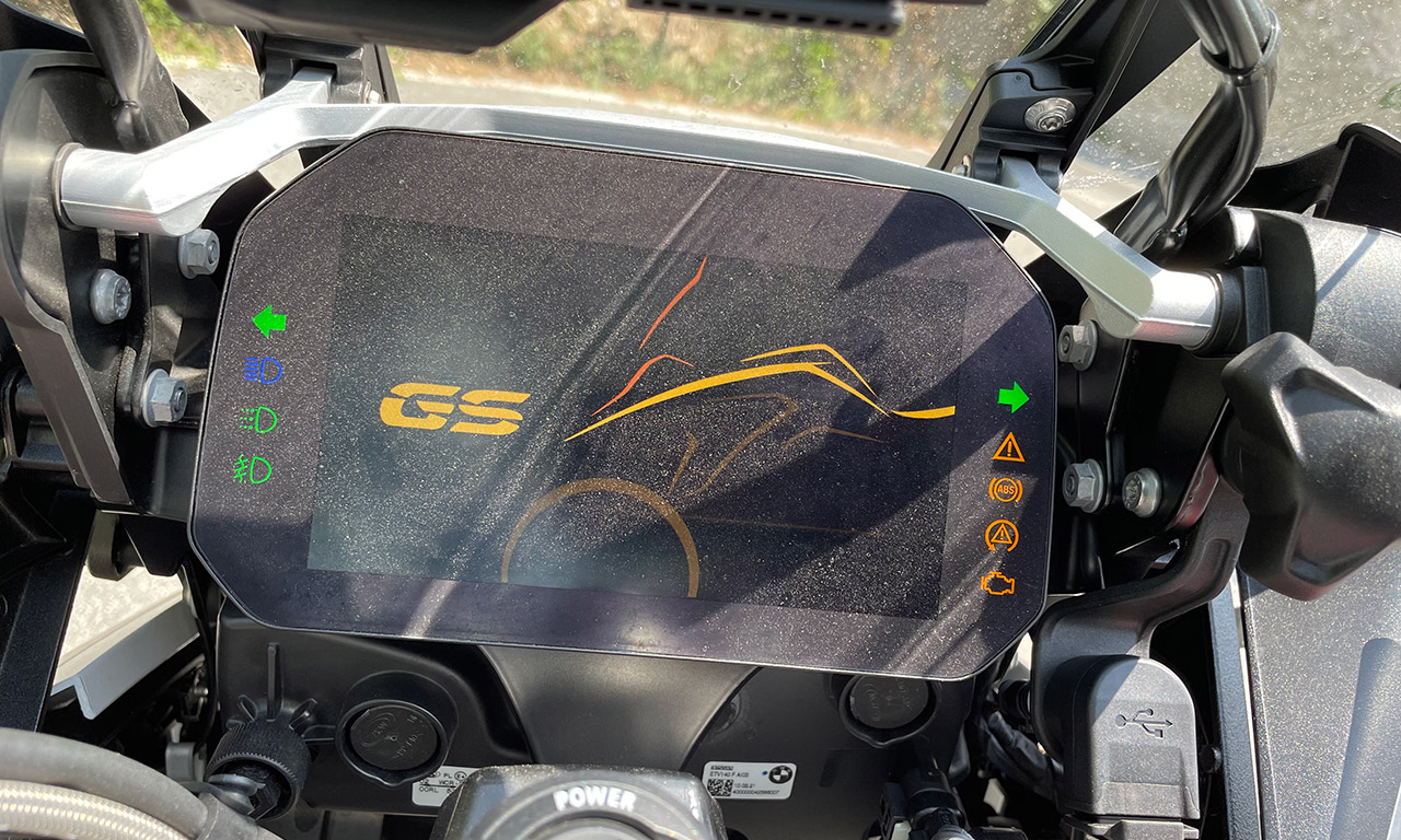 Tableau de bord du R1250GSA