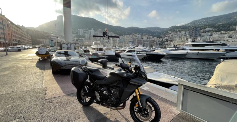 David Jazt à Monaco en Tracer 9GT, sur le port de plaisance