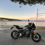 balade moto en bord de mer, Antibes