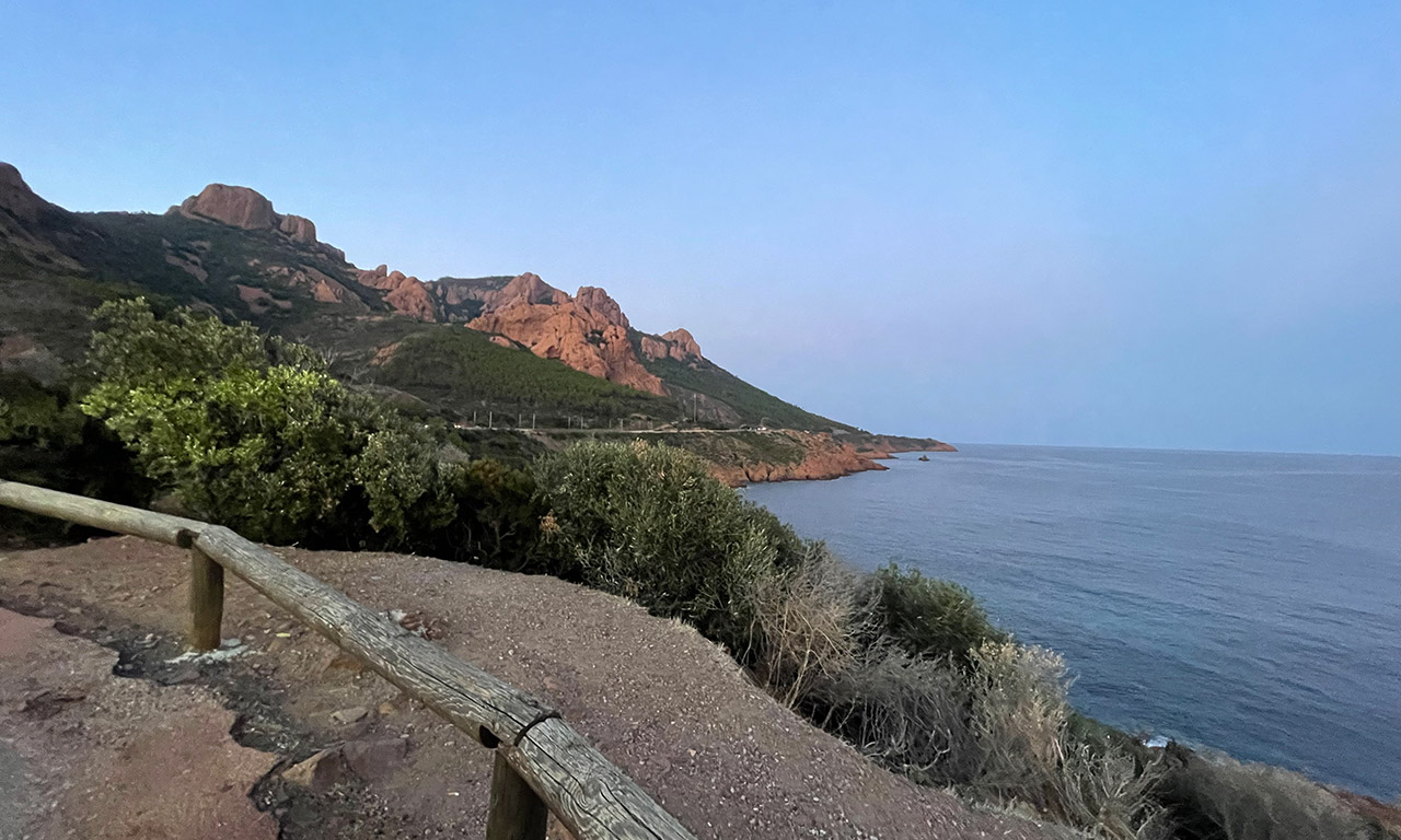 Massif d'Esterel dans le Var