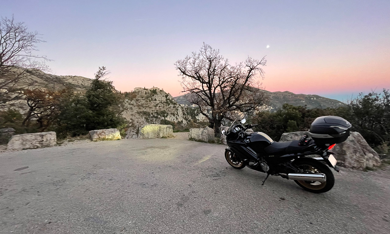 balade moto Grasse, direction Gourdon