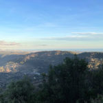 vue vers la mer depuis Gourdon