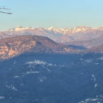 vue sur le mercantour, alpes Maritimes