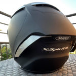 vue arrière du XSpirit 3 de chez Shoei