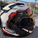 casque moto shoei visière fumée