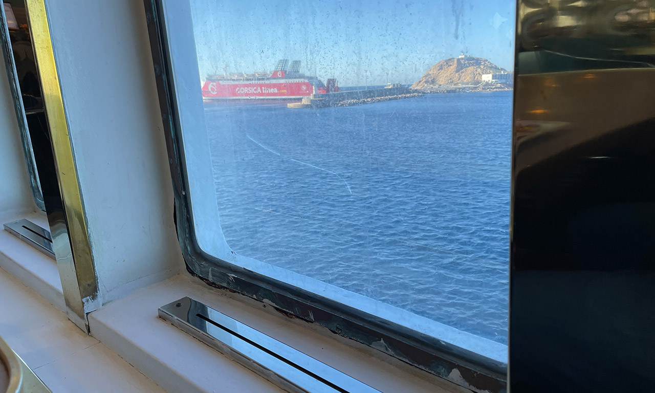 à bord du Corsica Ferries