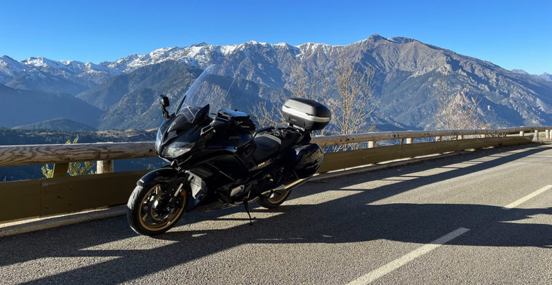 Yamaha FJR de David Jazt en Corse