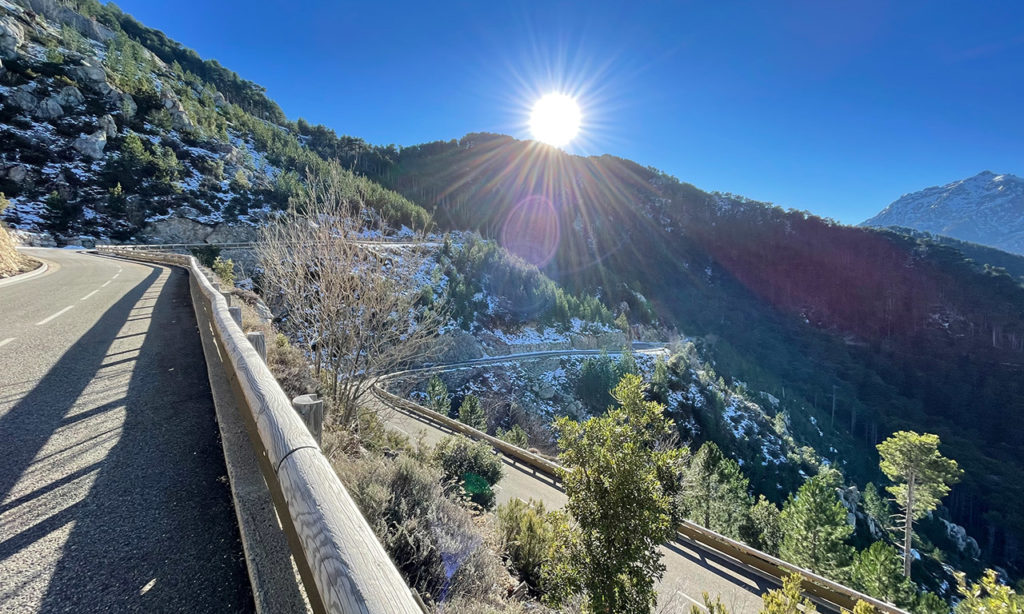 D69 Corse entre Vivario et la station de ski Ghisoni