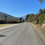 route assez droite par moment en Corse