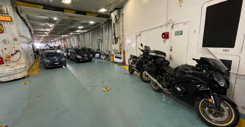 corse moto : voyage en bateau pour séjour en Corsica