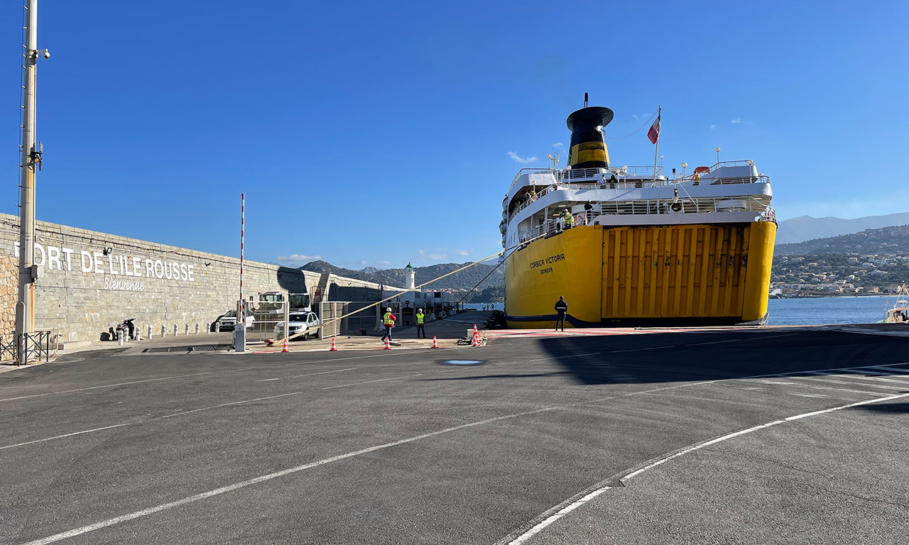 Embarquement Corsica Ferries 