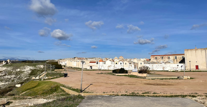 vue vers le cimetière de Bonifacio