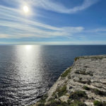 vue mer depuis les bunkers de bonifacio