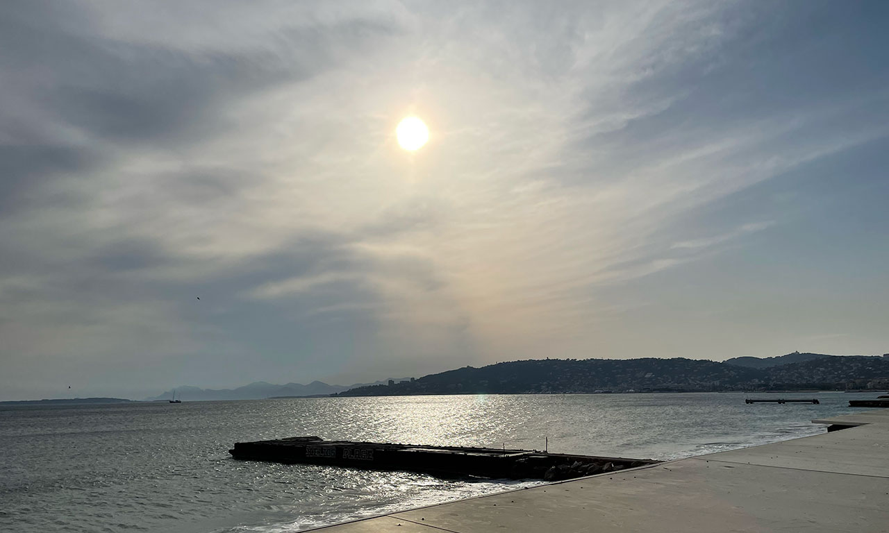 Juan les Pins, bord de mer