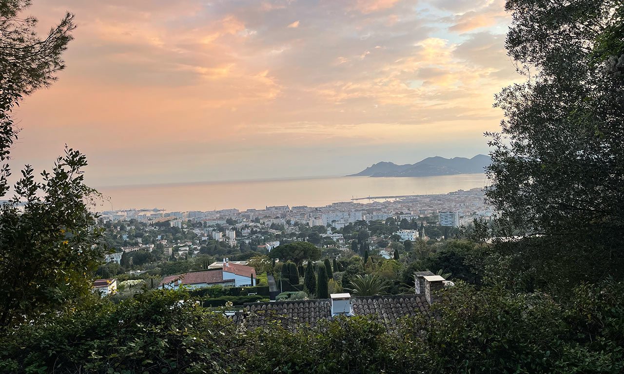 Cannes, vue mer