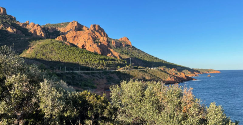 Massif de l'Esterel, entre Cannes et St Raphaël