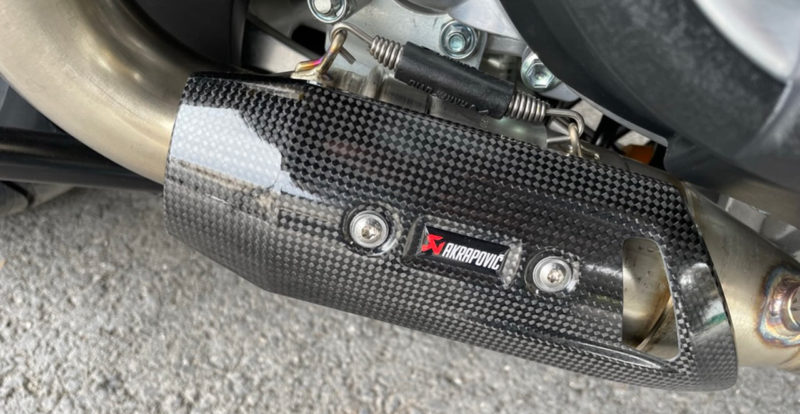 Ligne Akrapovic Euro5 sur le TMAX 2022