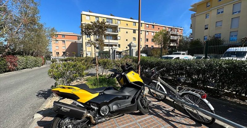 Antibes, point de départ de la balade moto du dimanche