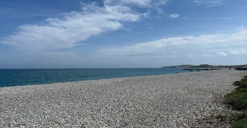 vue mer vers Fort Carré d'Antibes