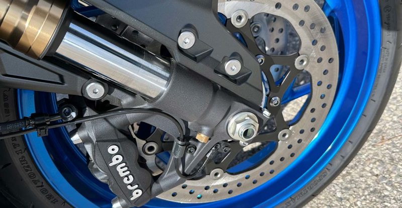 Freinage Brembo du GSX S 1000