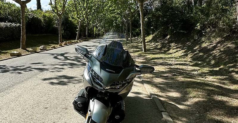 Mode pluie sur la Goldwing