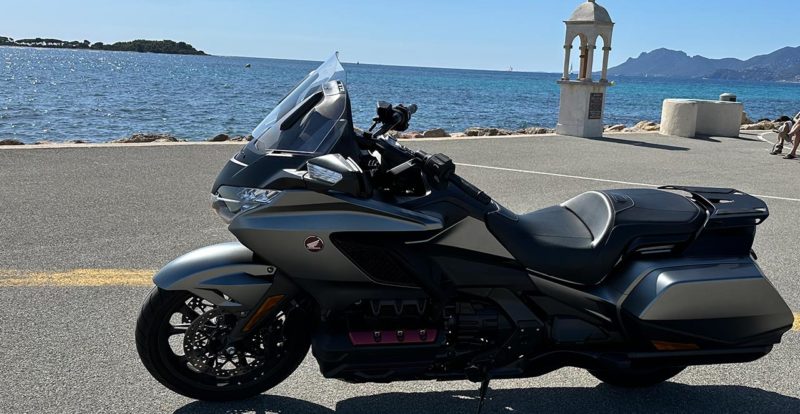 Honda Goldwing au Palm Beach de Cannes