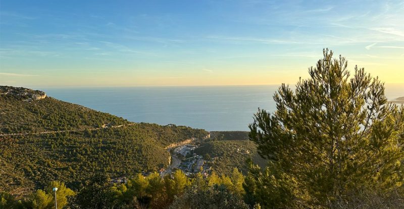 Grande Corniche de Nice à Monaco : vue mer