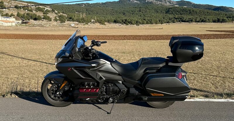 Honda Goldwing de David Jazt à Gréolières