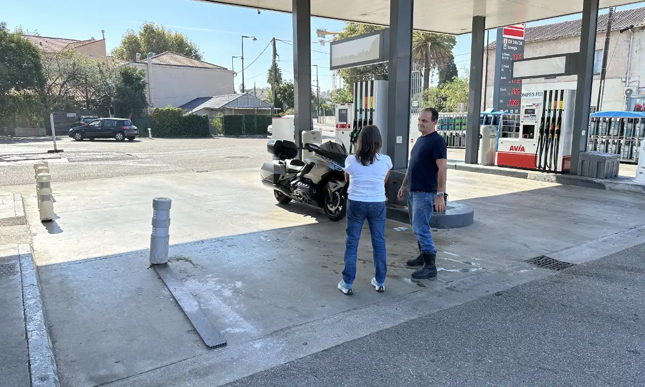 Station Avia à la Fantonne (Antibes)