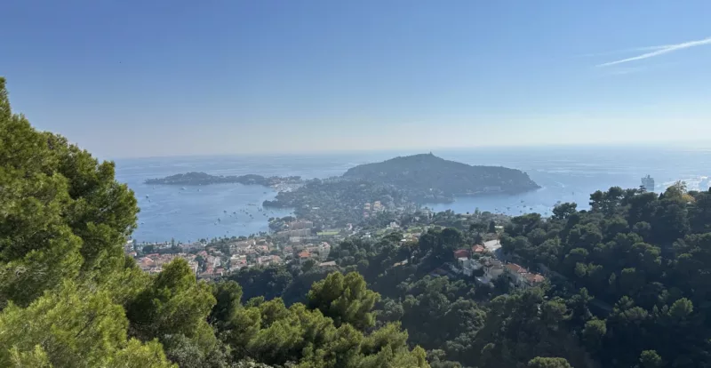 Vue Corniche vers Saint-Jean-Cap-Ferrat