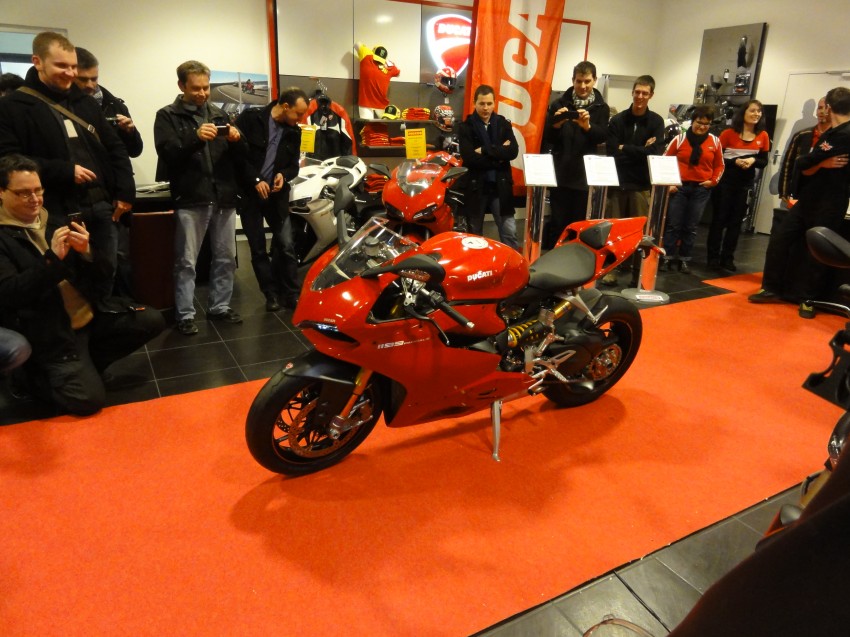Essai moto du Ducati 1199 à Rennes, concession ducati rennes