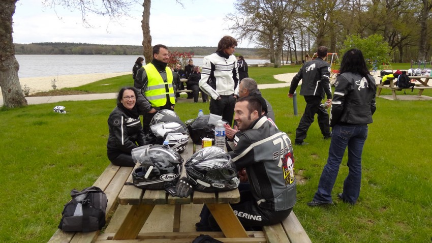 motard à feins, étang du boulet, base nautique