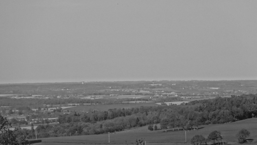 Vue sur l'horizon à Collinée