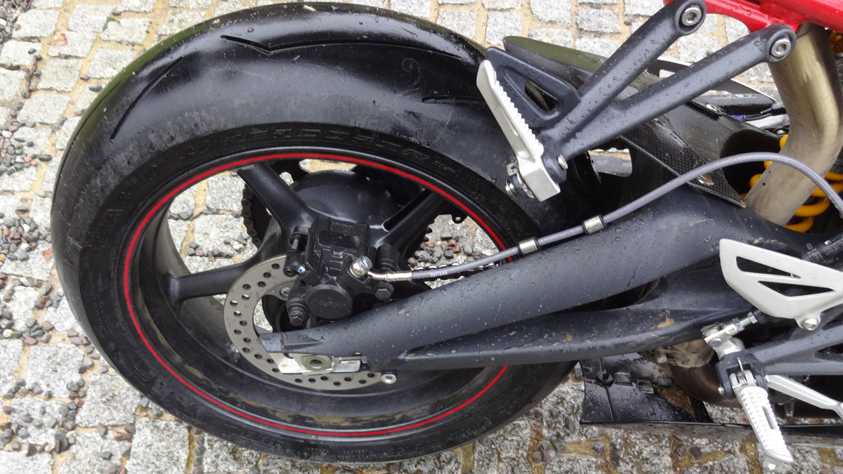 arrière train de la daytona 675R