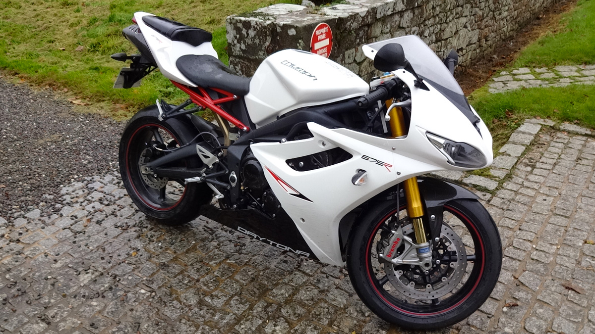 Triumph Daytona 675 R à Rennes