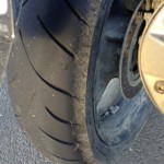 prise d'angle pneu arrière bandit