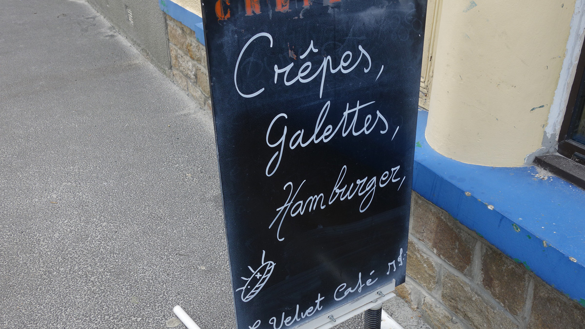 crêpes, galettes, hamburgers