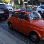 Fiat 500 à Deauville (Normandie)