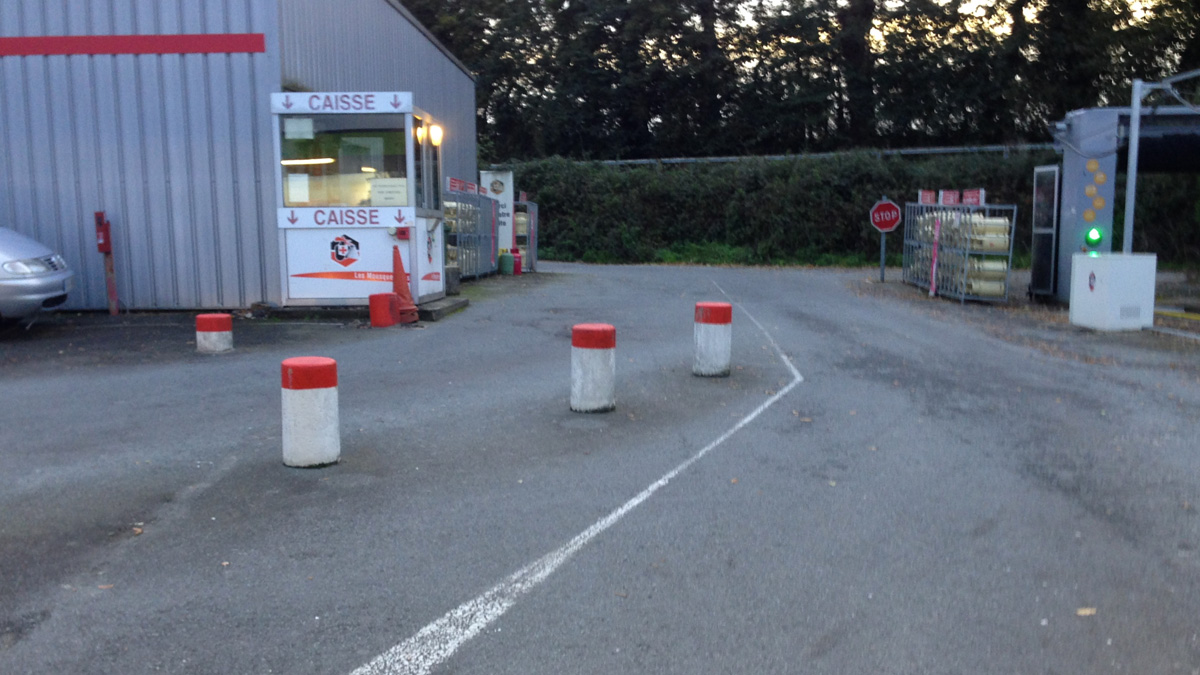 route entièrement sèche, permet de rouler en mode F et en KTRC niveau 1
