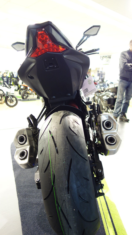 4 échappements Z1000 2014 Kawasaki