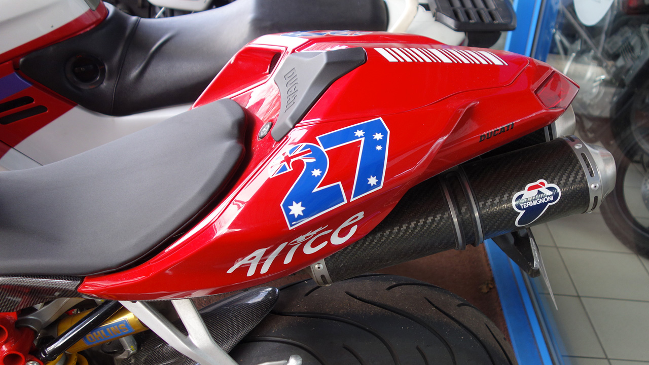 selle arrière du 1098 S Ducati