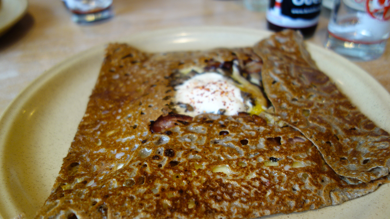 galette forestière au Breizh Café
