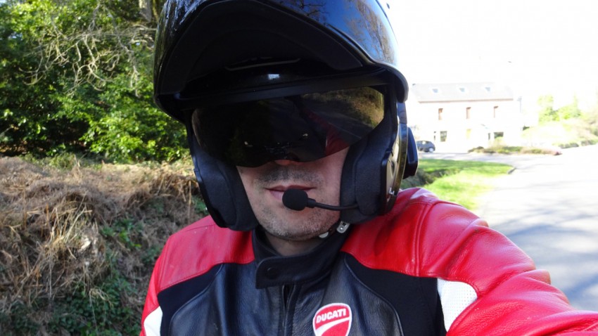 David Jazt et son Neotec de chez Shoei