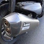 échappement Akrapovic sur le Xmax 400