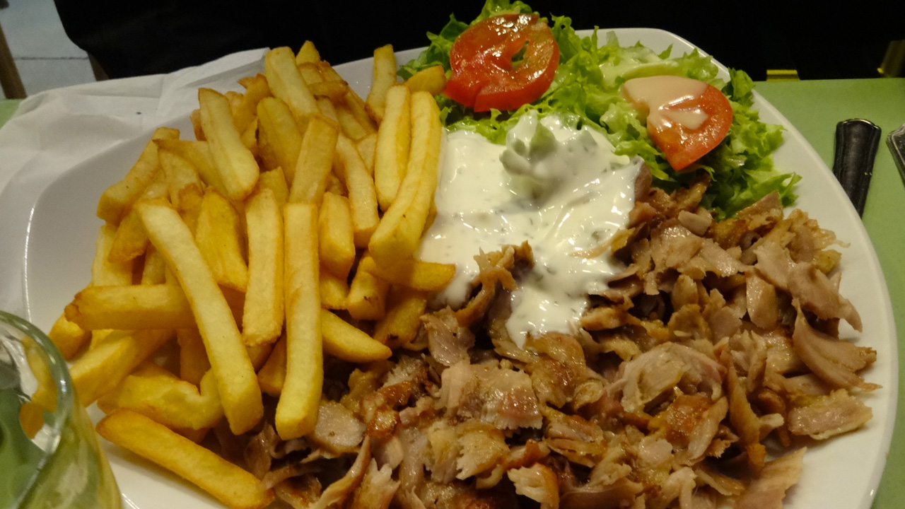 assiette kebab à Dol de Bretagne