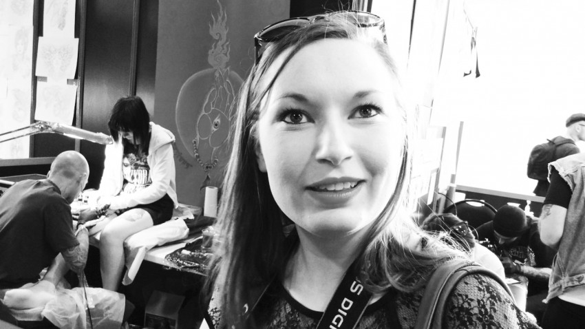 Laura à la convention de tatouage de Rennes - mai 2014